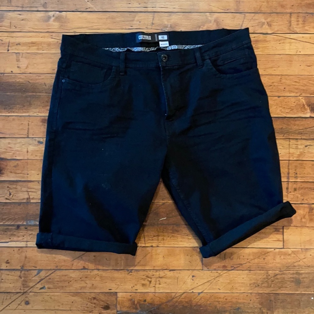 Black Cultura Jean Shorts